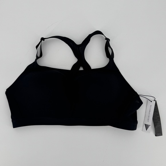 Victoria's Secret On Point Incredible Wireless High Support Sport Bra Black 38C